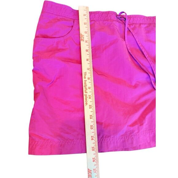 LL Bean Sz Xl Nylon Skirt Pull On Drawstring Summer Cruise Cover-Up - Picture 3 of 8